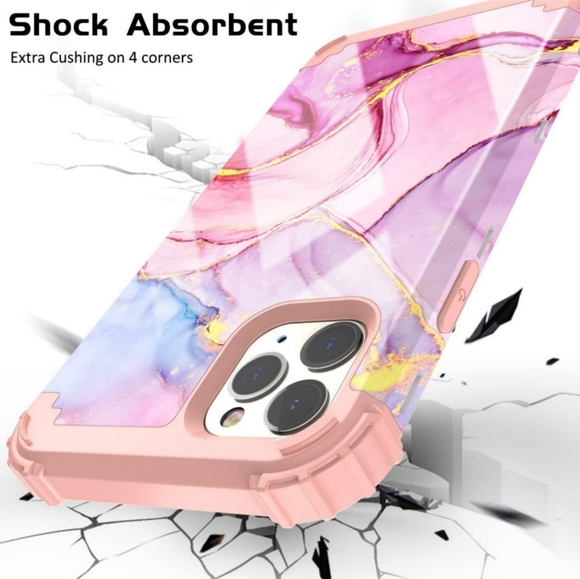 Purple Marble iPhone 11 Pro Max Phone Case - Picture 2 of 16